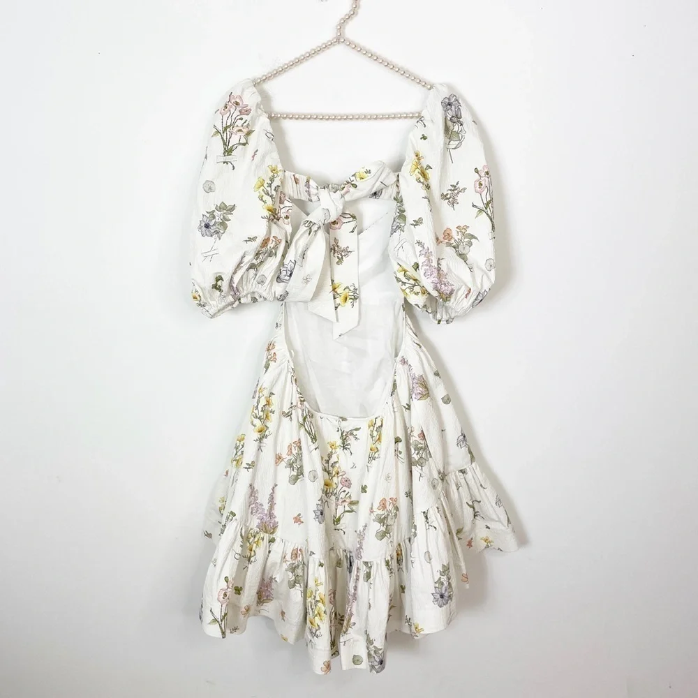 Zimmermann Jeannie Floral Open Back Dress - Picture 5 of 8